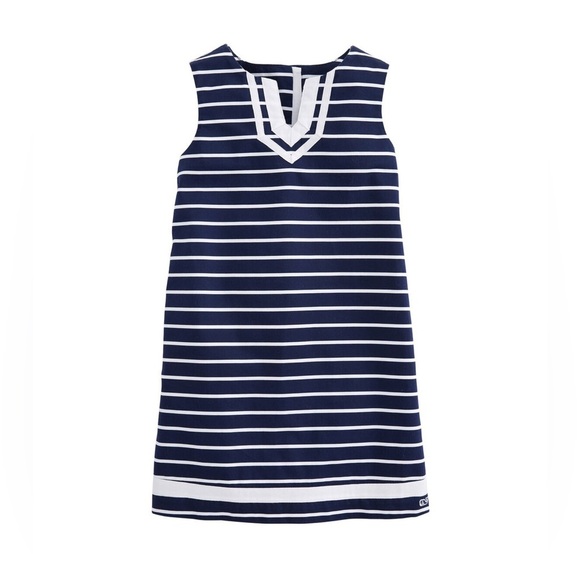 Girls Break Stripe Vineyard Shift Tunic Dress ❤️ - Picture 2 of 8